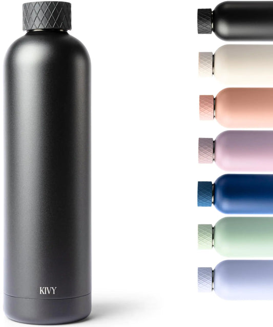 Stainless Steel Insulated Water Bottle 32oz [LEAK PROOF]